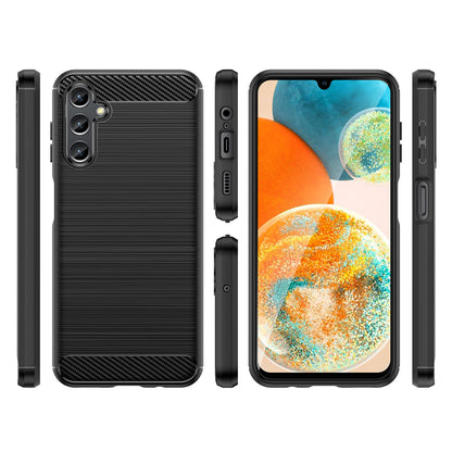 Cover til Samsung Galaxy A14 A145 / A14 5G A146, OEM, Carbon, Sort