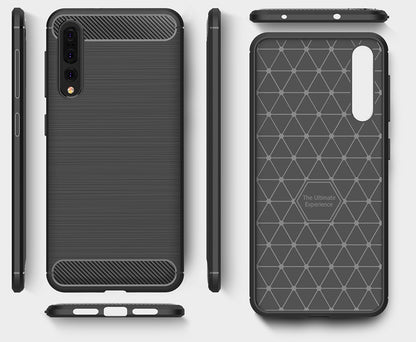 Cover til Huawei P20 Pro, OEM, Carbon, Sort