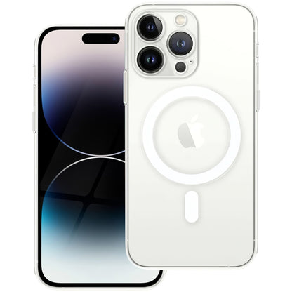 MagSafe-etui til Apple iPhone 14 Pro Max, OEM, Klar, Gennemsigtig