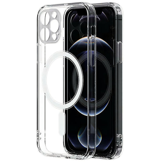 MagSafe-etui til Apple iPhone 13 Pro, OEM, Magnetisk Stødsikker, Transparent
