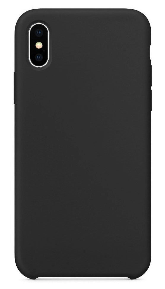 Cover til Apple iPhone XS / X, OEM, Pure Silicone, Sort