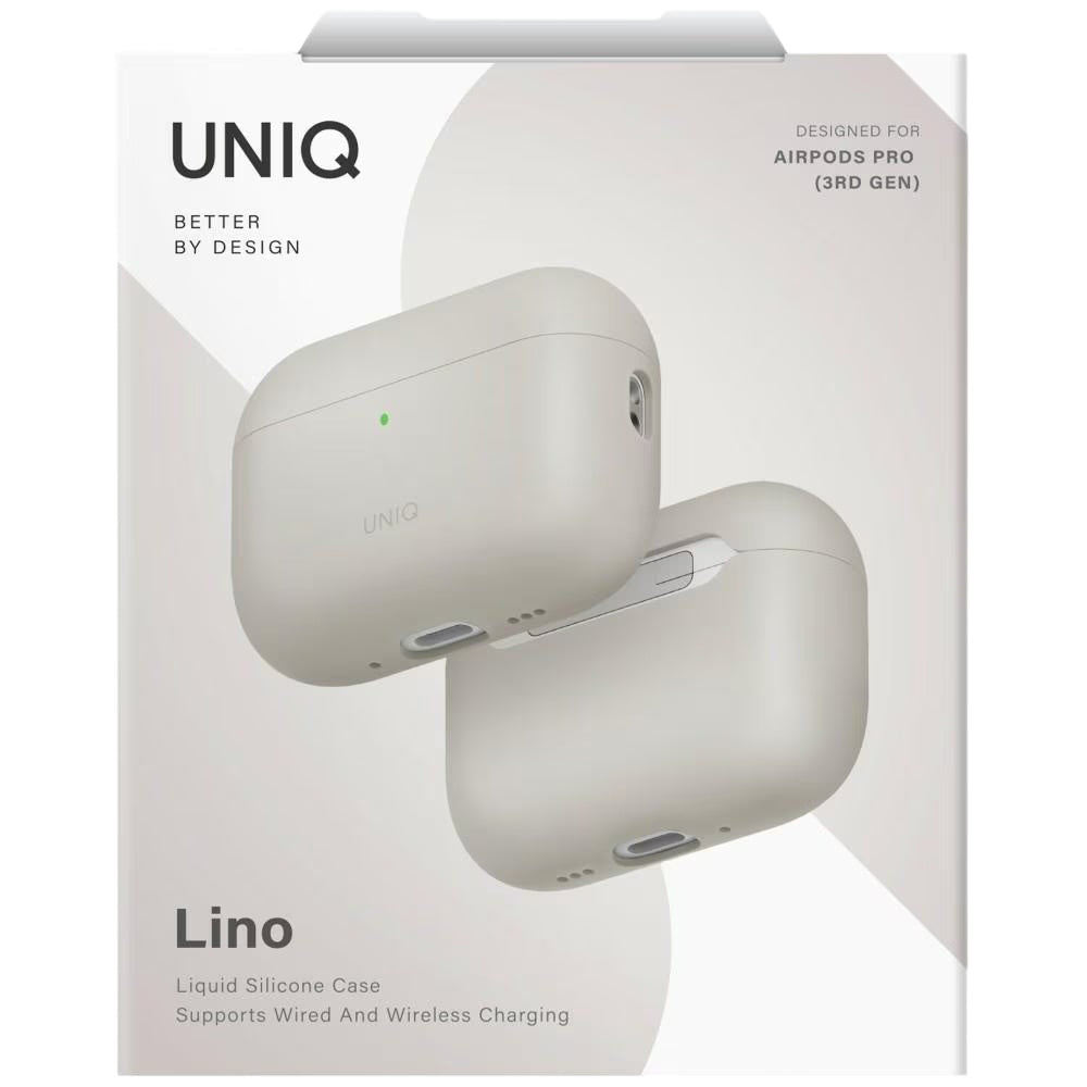UNIQ Lino-etui til Apple AirPods Pro 3, Beige