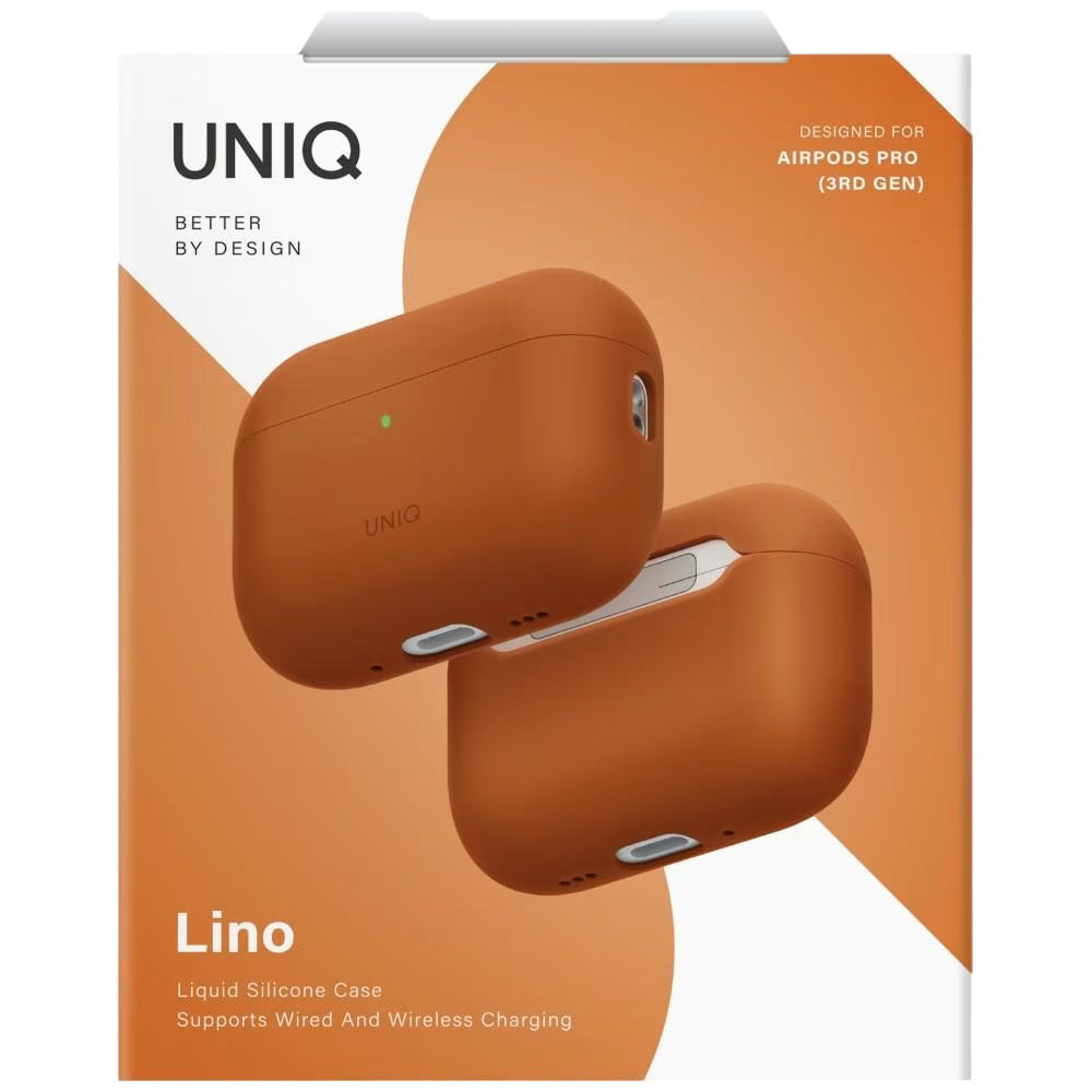 UNIQ Lino etui til Apple AirPods Pro 3, Orange