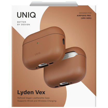 UNIQ Lyden Vex etui til Apple AirPods Pro 3, Brun