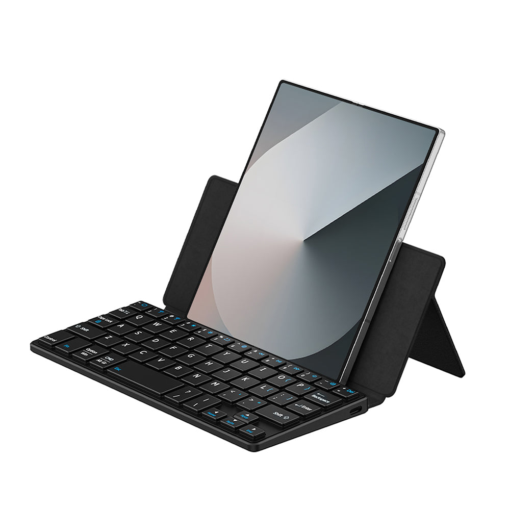 Universal taske med Bluetooth-tastatur til telefon, DUX DUCIS, sort
