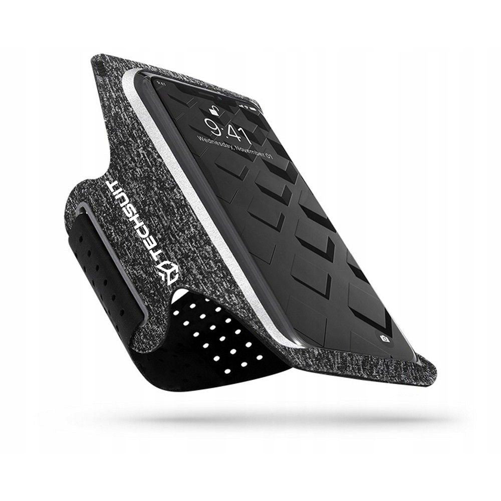 Universal Telefonetui max. 6,5 tommer, Techsuit, Sports TH10, Sort