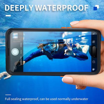Universal vandtæt cover til telefon max. 6,1 tommer, ShellBox, AirBox, sort
