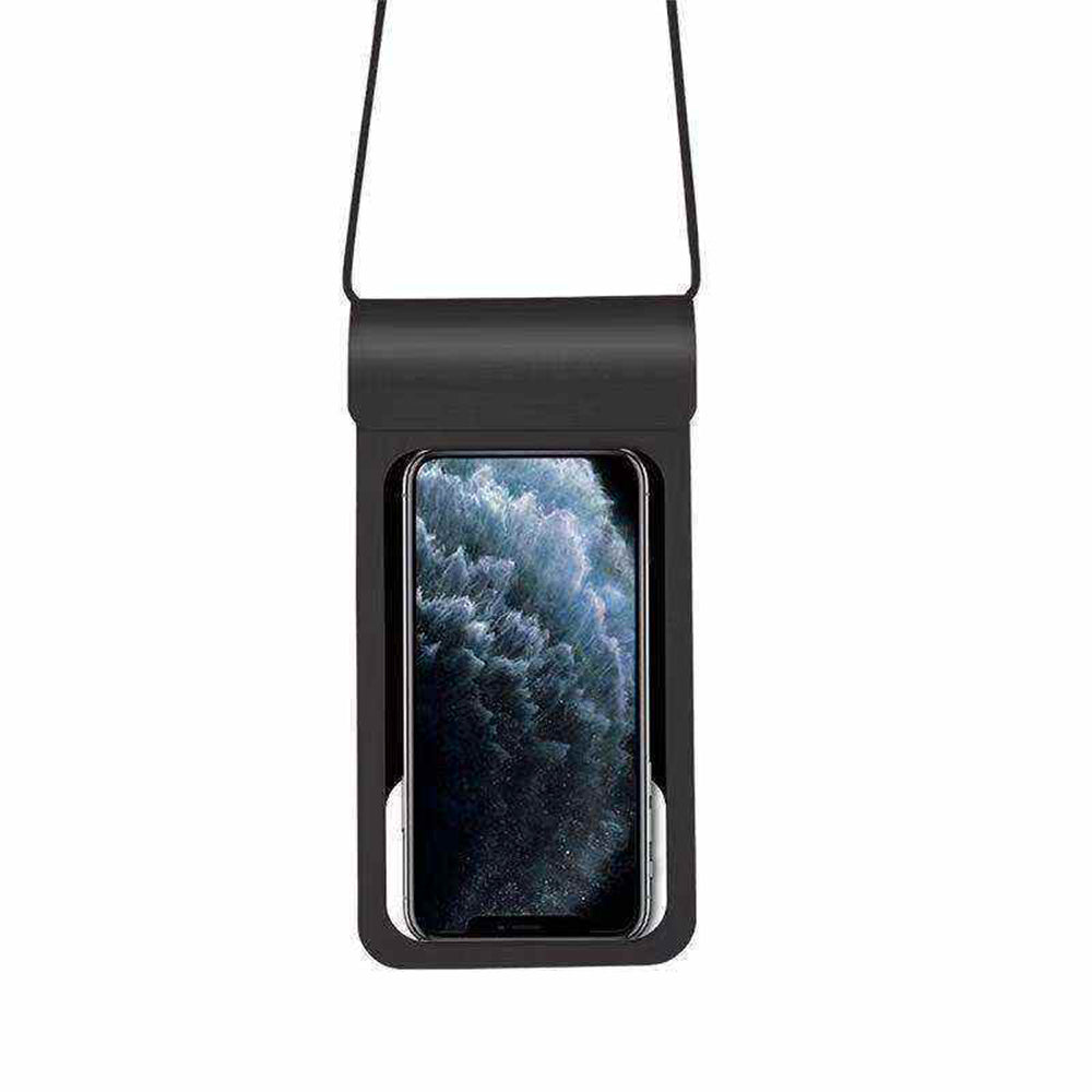 Universal vandtæt cover til telefon max. 6,8 tommer, Techsuit, TWC1, sort