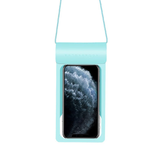 Universal Vandtæt Cover til Telefon max. 6,8 tommer, Techsuit, TWC1, Turkis