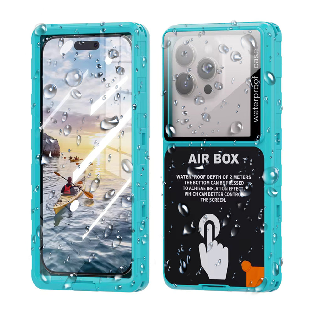 Universal Vandtæt Cover til Telefon max. 6,9 tommer, ShellBox, AirBox, Blå