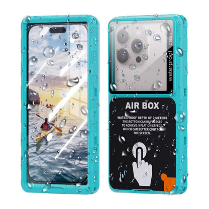 Universal Vandtæt Cover til Telefon max. 6,9 tommer, ShellBox, AirBox, Blå