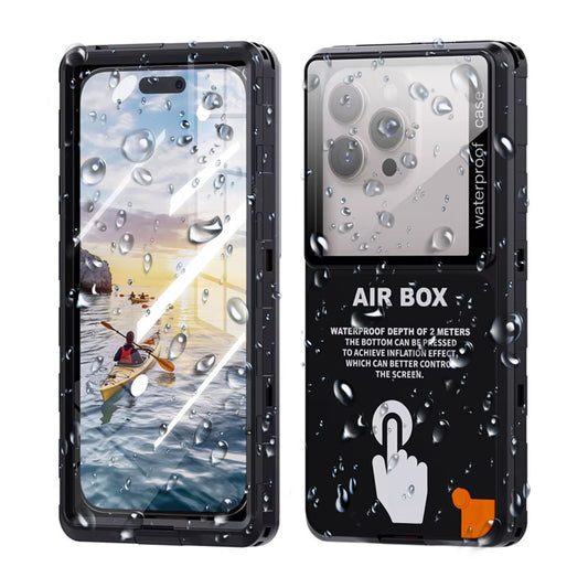 Universal Vandtæt Cover til Telefon max. 6,9 tommer, ShellBox, AirBox, Sort