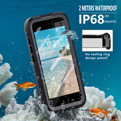 MagSafe Waterproof Cover til Apple iPhone 17e / 16e, Techsuit, Shellbox, Sort