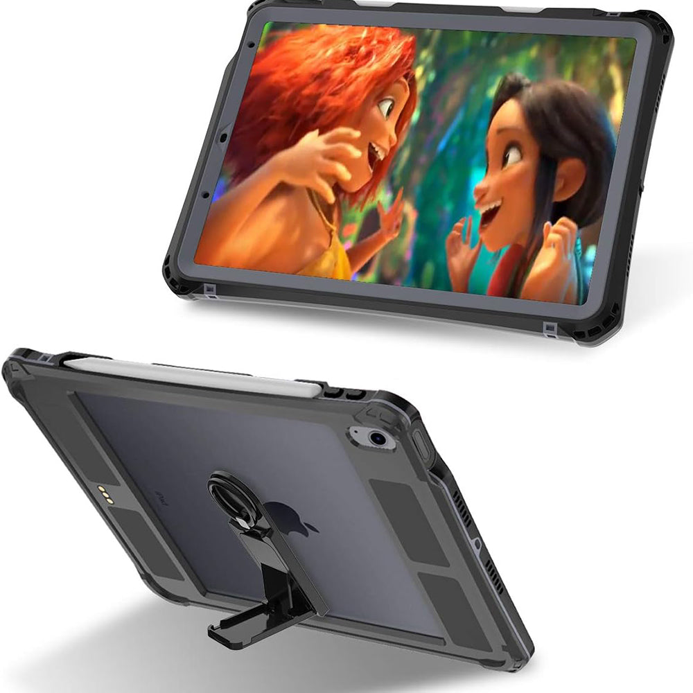Vandtæt cover til Apple iPad Air (2022) / Air (2020), ShellBox, Sort