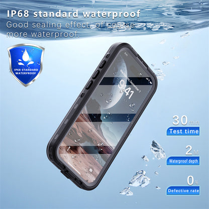 Vandtæt cover til Apple iPhone 16, ShellBox, Sort