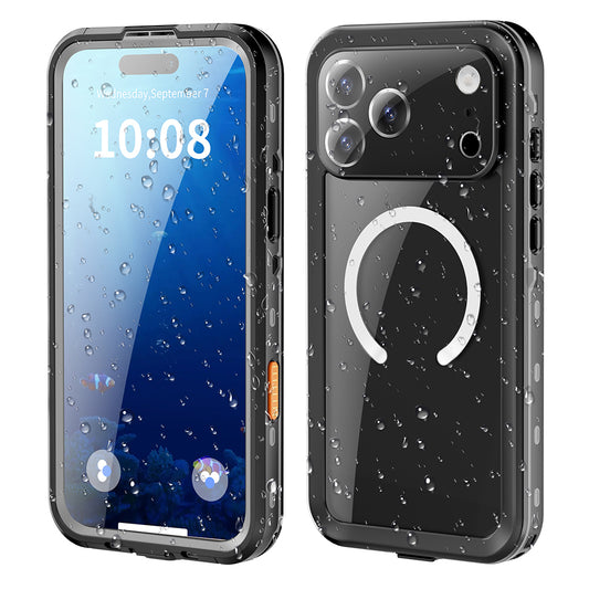 Vandtæt cover til Apple iPhone 18 Pro / 17 Pro, ShellBox, Sort