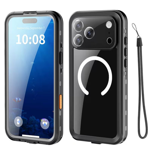 Vandtæt cover til Apple iPhone 18 Pro Max / 17 Pro Max, ShellBox, Sort