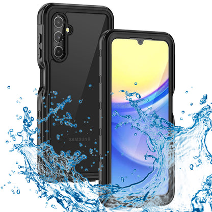 Waterproof Case for Samsung Galaxy A15 5G A156 / A15 A155, ShellBox, Black