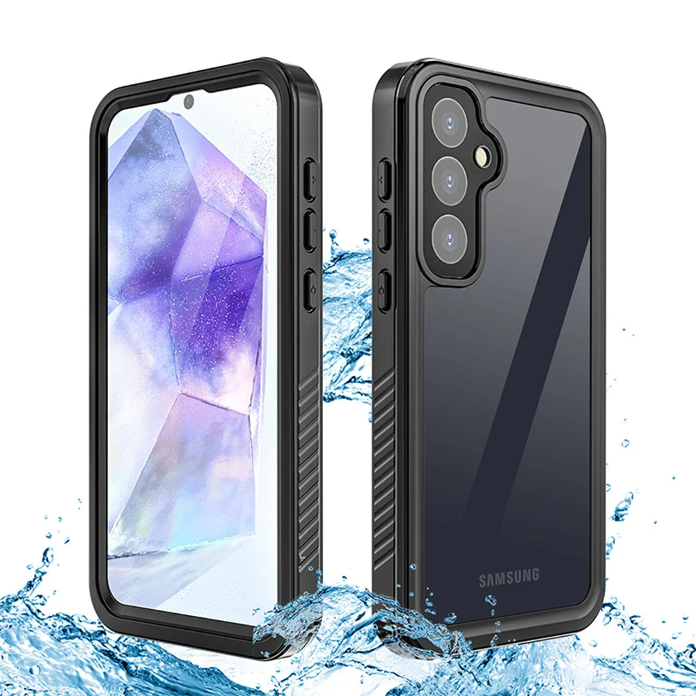 Vandtæt cover til Samsung Galaxy A55 5G A556, ShellBox, Sort