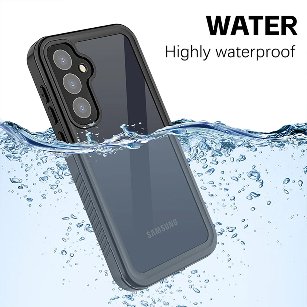 Vandtæt cover til Samsung Galaxy A55 5G A556, ShellBox, Sort