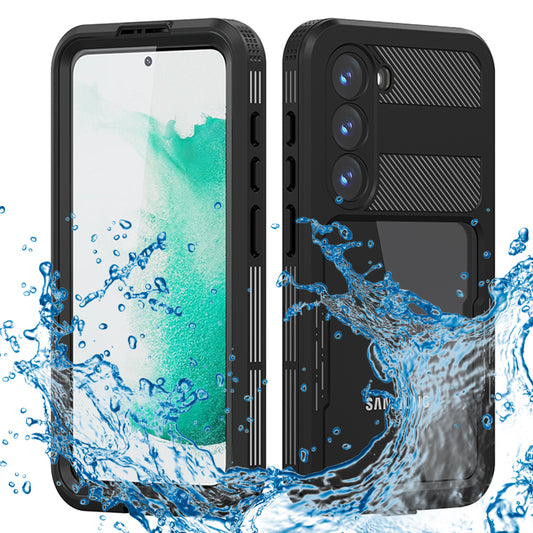 Vandtæt cover til Samsung Galaxy S23 S911, ShellBox, Sort