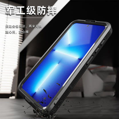 Vandtæt cover til Samsung Galaxy S24 S921, ShellBox, Sort