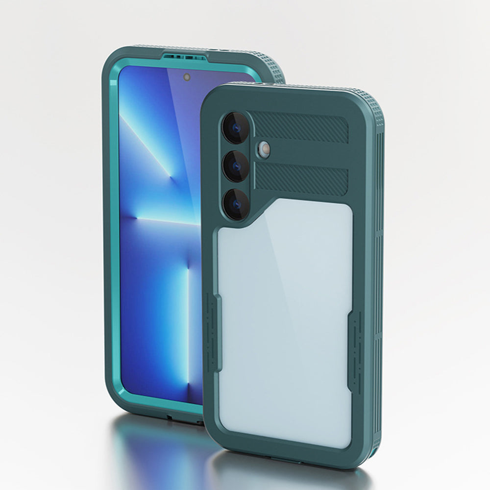 Vandtæt cover til Samsung Galaxy S24 S921, ShellBox, Sort