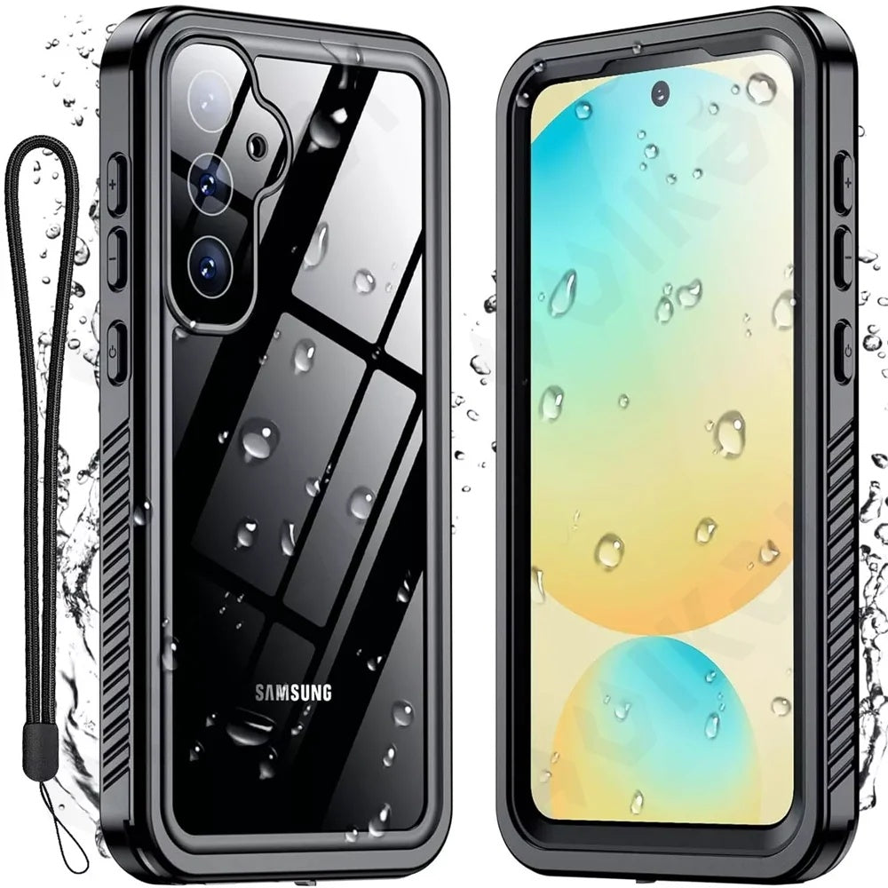 Waterproof-etui til Samsung Galaxy S25 S931, ShellBox, Sort