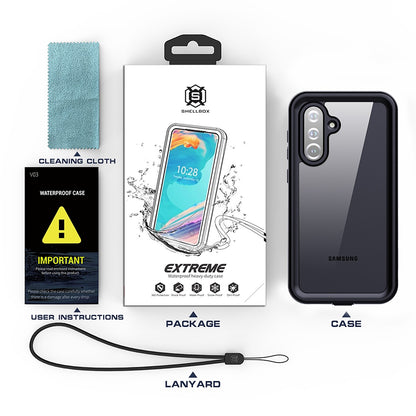 Waterproof-etui til Samsung Galaxy S25 S931, ShellBox, Sort