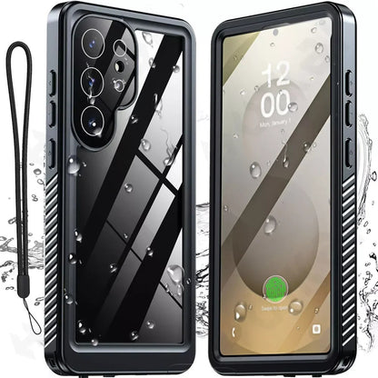 Vandtæt cover til Samsung Galaxy S25 Ultra S938, ShellBox, Sort