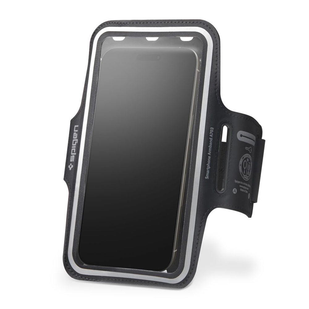 Universal Vandtæt Telefonetui max. 6,9 tommer, Spigen, Dynamic Shield, Sort AMP07187