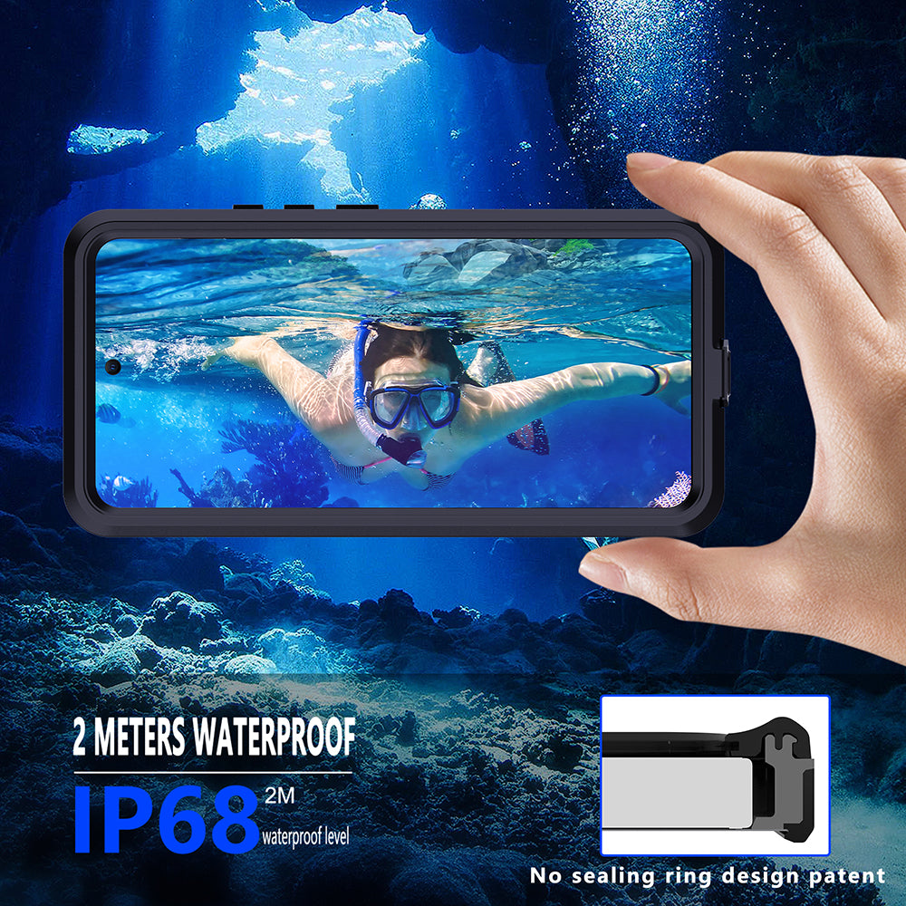 Vandtæt cover til Xiaomi Poco X7 / Redmi Note 14 Pro 5G, ShellBox, Sort