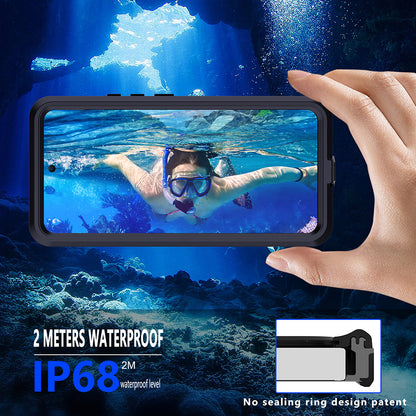Vandtæt cover til Xiaomi Poco X7 / Redmi Note 14 Pro 5G, ShellBox, Sort