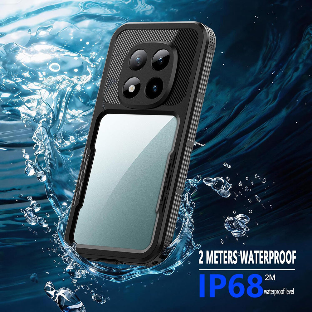 Vandtæt cover til Xiaomi Redmi Note 15 Pro 5G, ShellBox, Sort