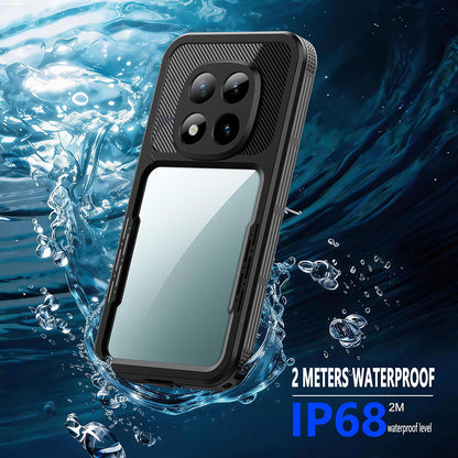 Vandtæt cover til Xiaomi Redmi Note 15 Pro 5G, ShellBox, Sort