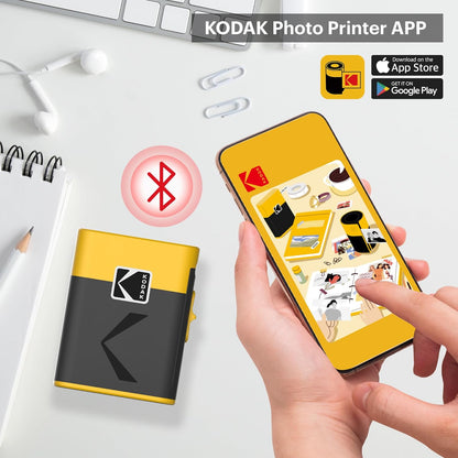 Bærbar Kodak Label Era-printer, gul
