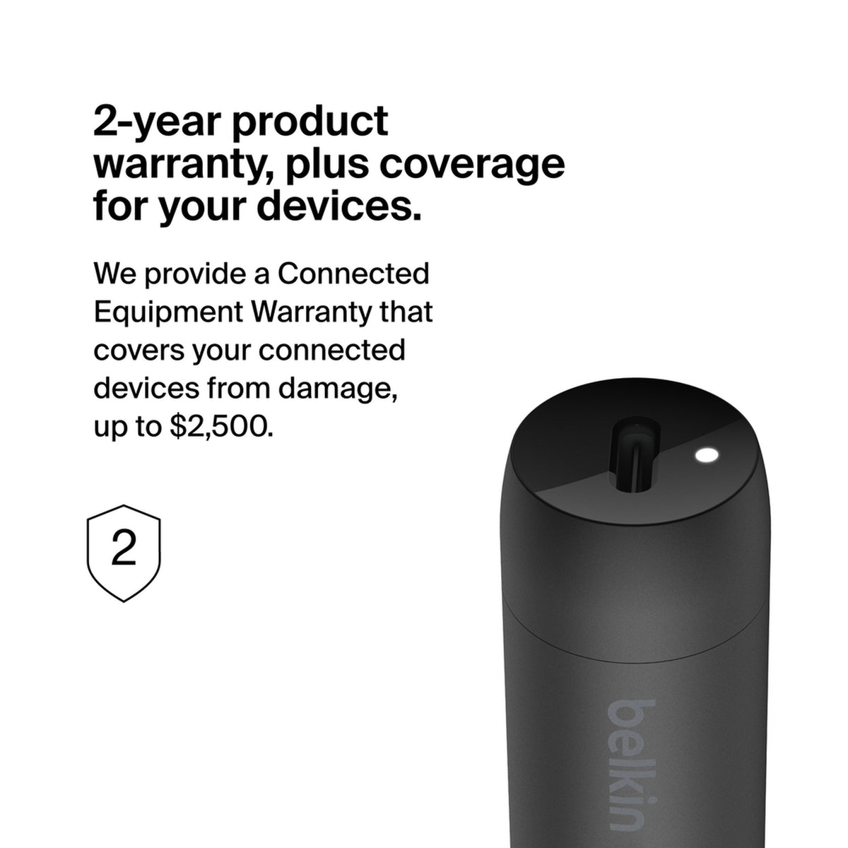 Belkin BoostCharge Biloplader, 30W, 3A, 1 x USB-C, Sort CCA004btBK