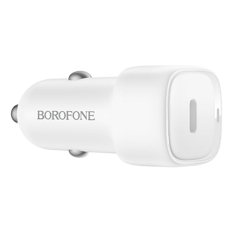 Biloplader Borofone BZ34A Cloud, 20W, 3A, 1 x USB-C, Hvid