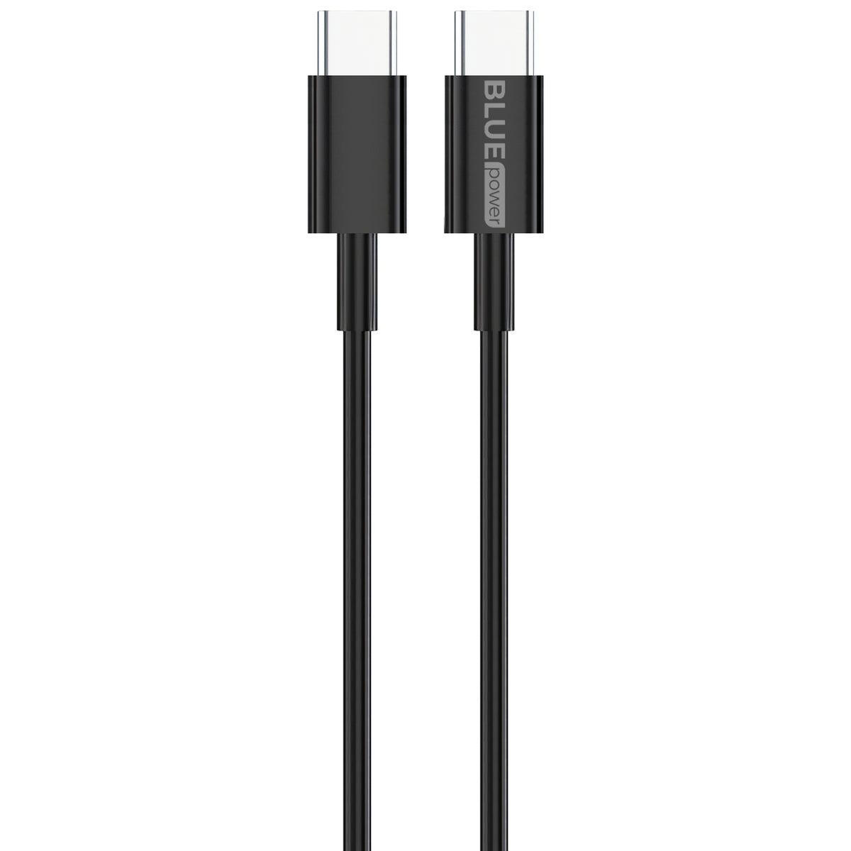 Biloplader med USB-C kabel BLUE Power BCC50, 33W, 3A, 1 x USB-A - 1 x USB-C, Sort