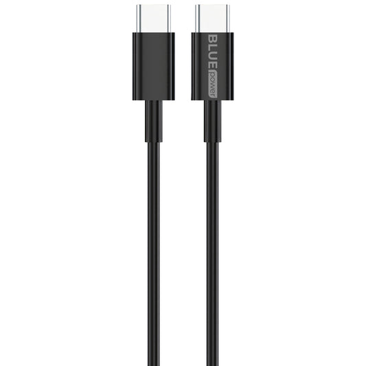 Biloplader med USB-C kabel BLUE Power BCC50, 33W, 3A, 1 x USB-A - 1 x USB-C, Sort