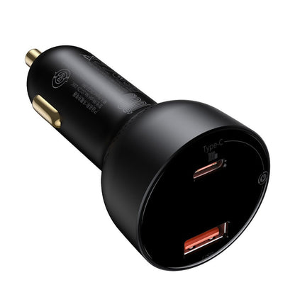 Biloplader med USB-C kabel Baseus Superme, 100W, 5A, 1 x USB-A - 1 x USB-C, Sort TZCCZX-01