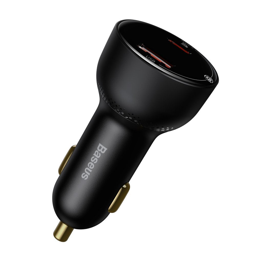 Biloplader med USB-C kabel Baseus Superme, 100W, 5A, 1 x USB-A - 1 x USB-C, Sort TZCCZX-01