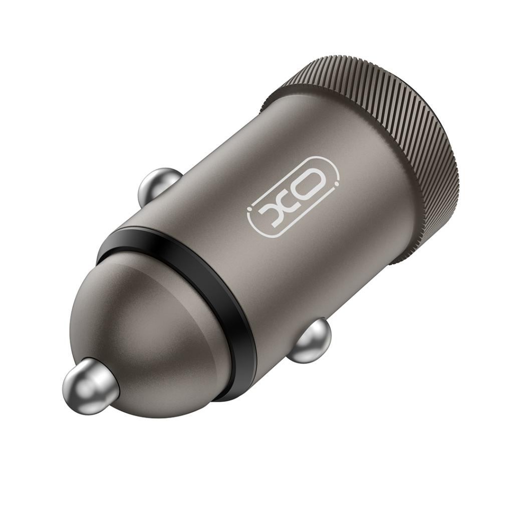 Car Charger with USB-C Cable XO Design CC70, 30W, 3A, 1 x USB-C, Black