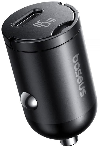 Biloplader med USB-C kabel Baseus PrimeTrip VP2, 45W, 3A, 1 x USB-C, Sort C0206800