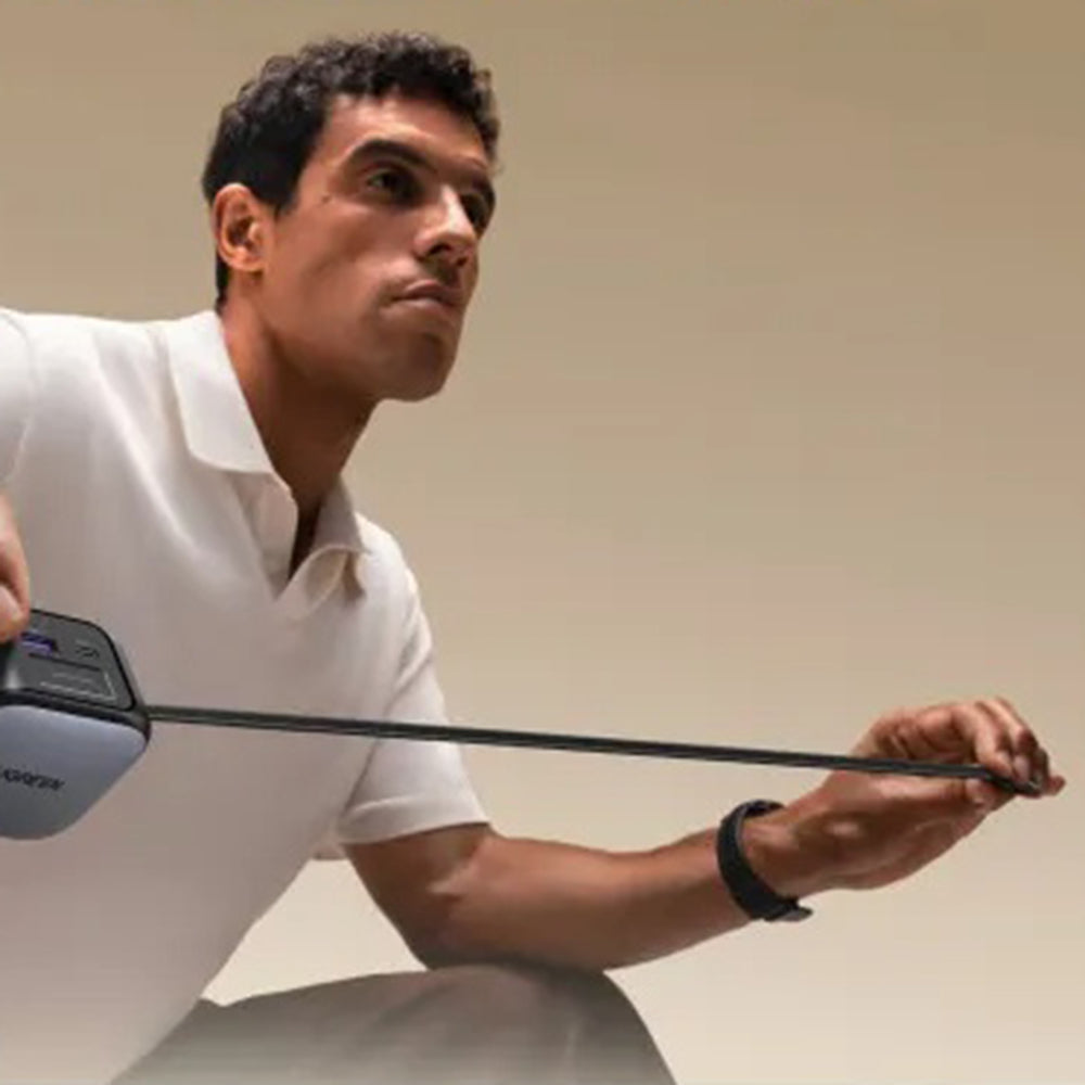 Biloplader med USB-C kabel UGREEN EC604 (55910B) Nexode, 145W, 1 x USB-A - 2 x USB-C, Sort