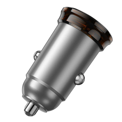 Biloplader HOCO NZ16B, 45W, 3A, 2 x USB-C, Grå