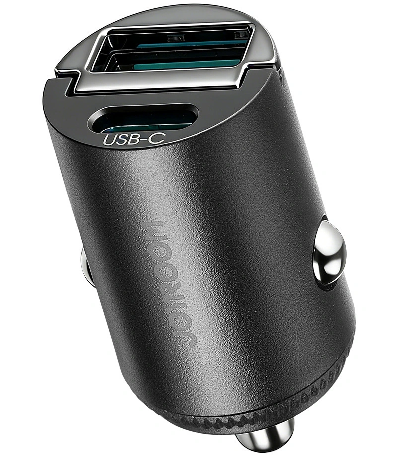 Joyroom JR-CCN18 Biloplader, 65W, 1 x USB-A - 1 x USB-C, Sort