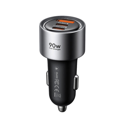 McDodo CC-3110 Gana Biloplader, 90W, 3A, 1 x USB-A - 2 x USB-C, Sort