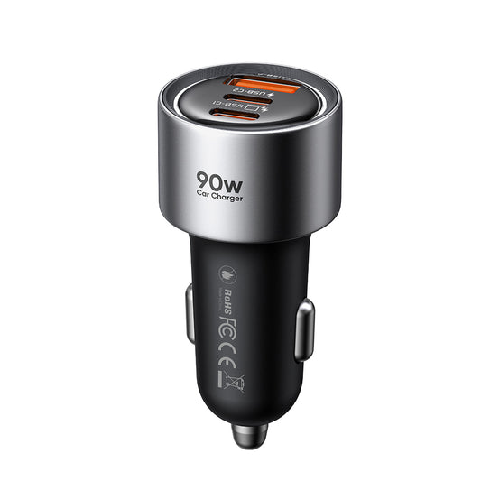 McDodo CC-3110 Gana Biloplader, 90W, 3A, 1 x USB-A - 2 x USB-C, Sort