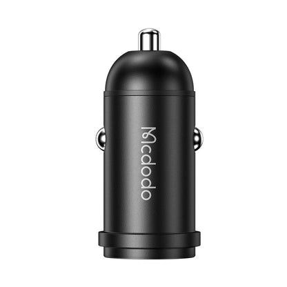 Biloplader McDodo CC-7491 Obsidian, 30W, 3A, 1 x USB-C, Sort